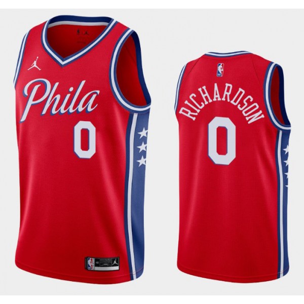 Philadelphia 76ers Trikot Josh Richardson 0 2020-2021 Jordan Brand Statement Edition Swingman - Herren Philadelphia 76ers Trikot Josh Richardson 0 2020-2021 Jordan Brand Statement Edition Swingman - Herren